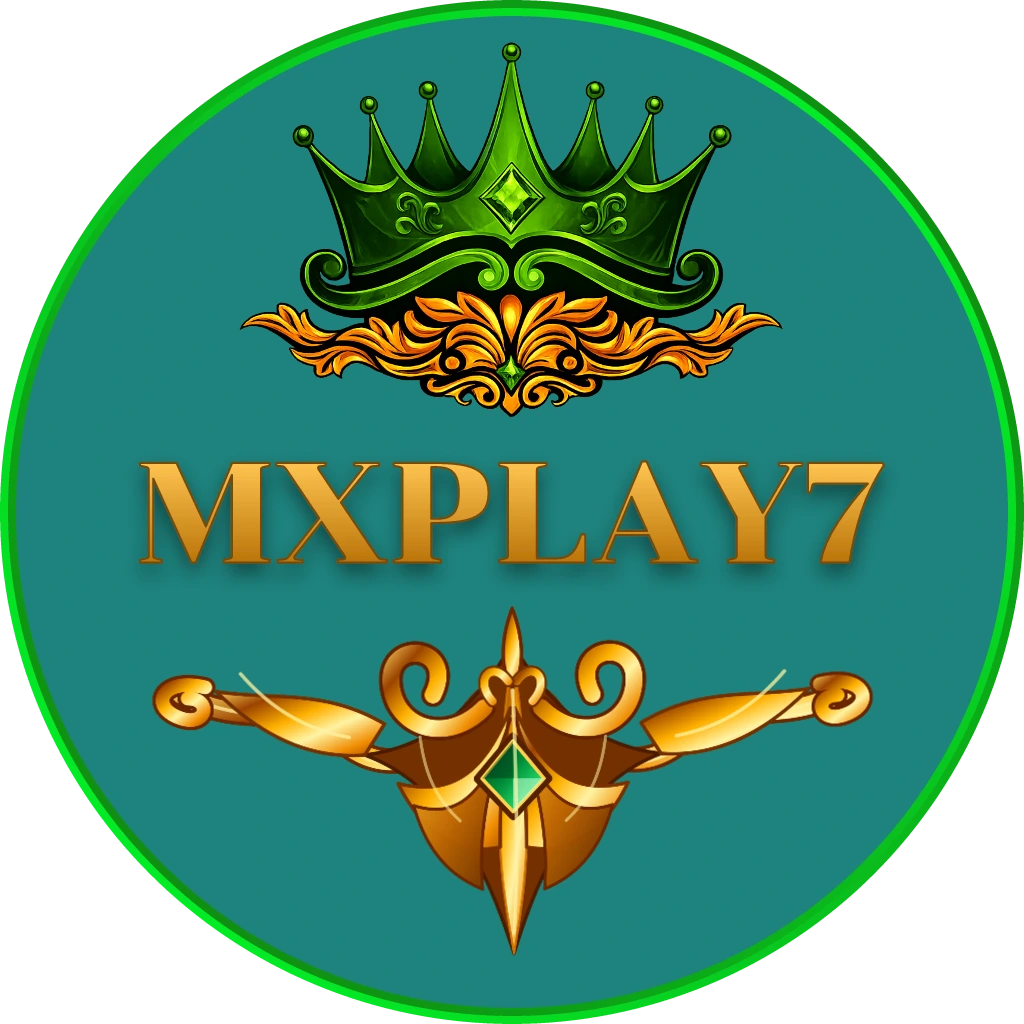 Atmósfera de casino de lujo con una mujer glamurosa con un vestido dorado fluido rodeada de mesas de ruleta y fichas volando que muestran el mundo premium de juegos de MXPLAY7 en México